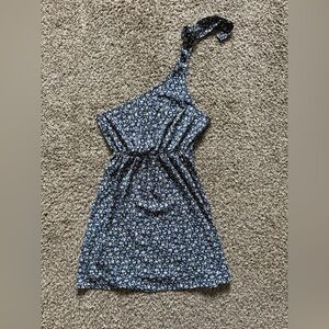 Floral One-Shoulder Dress